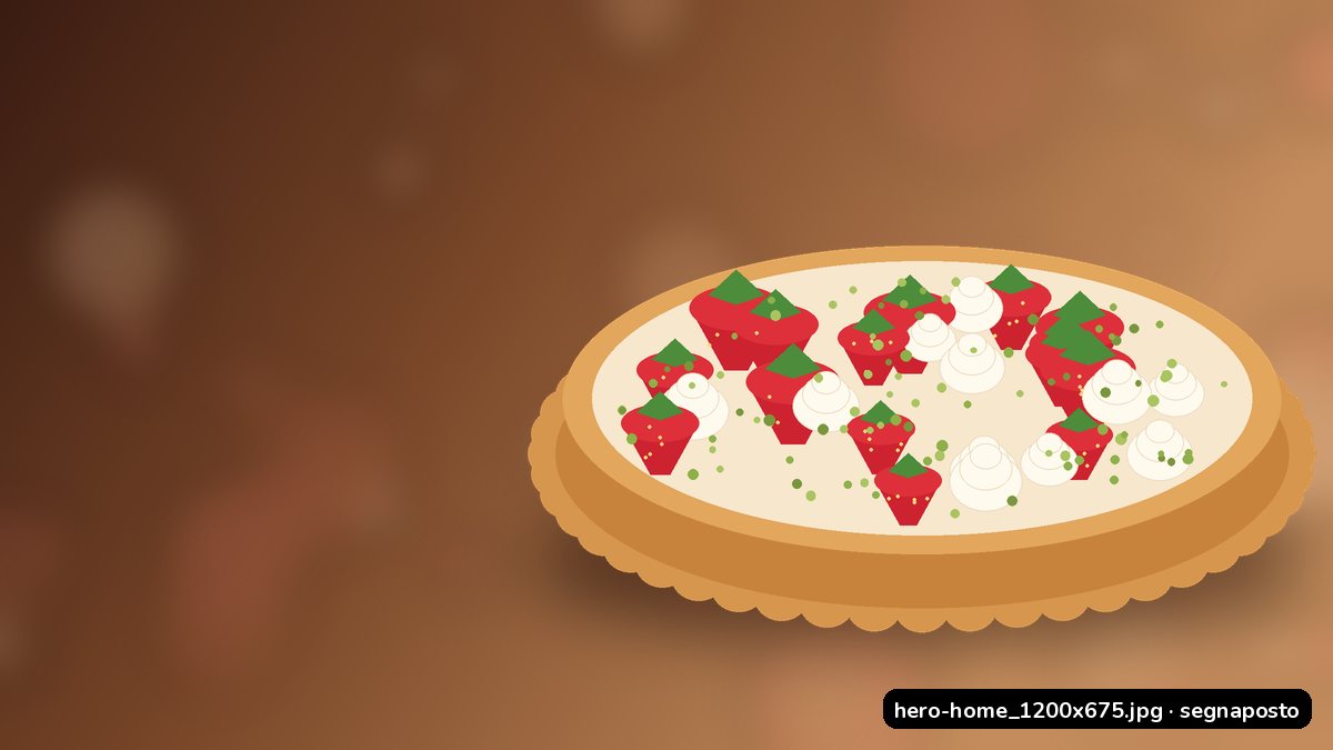Crostata alle fragole con crema e granella di pistacchio