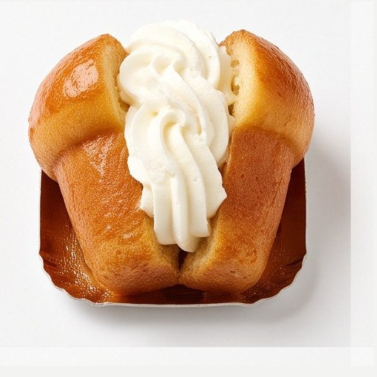 Babà con panna