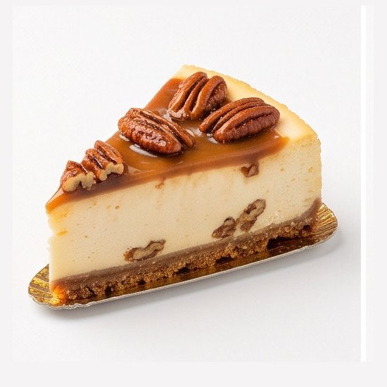 Cheesecake al caramello e noci pecan