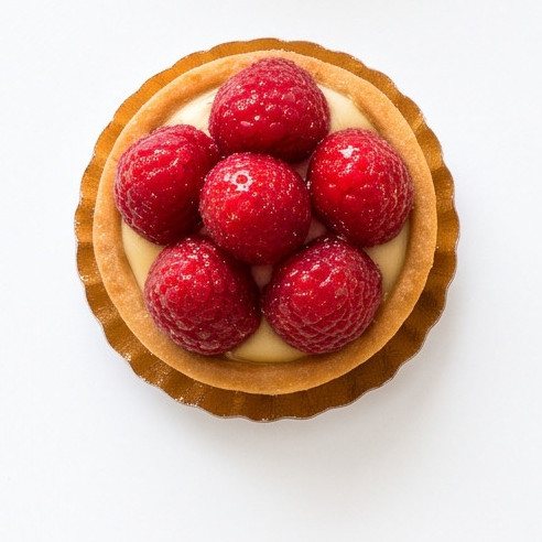 Crostatina alla crema e fragole
