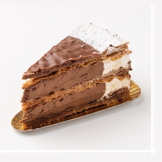 Millefoglie al cioccolato e crema
