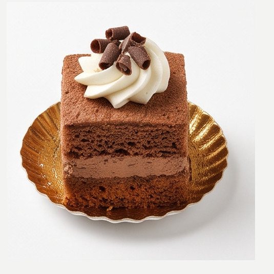 Quadrotto al cioccolato con panna