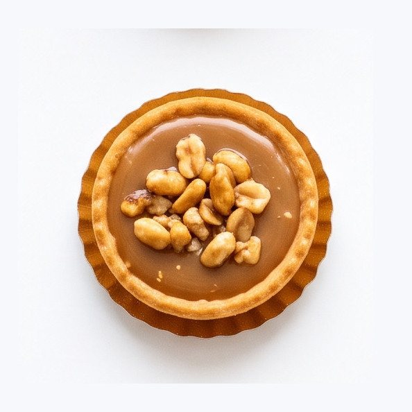 Tartelletta al caramello e arachidi