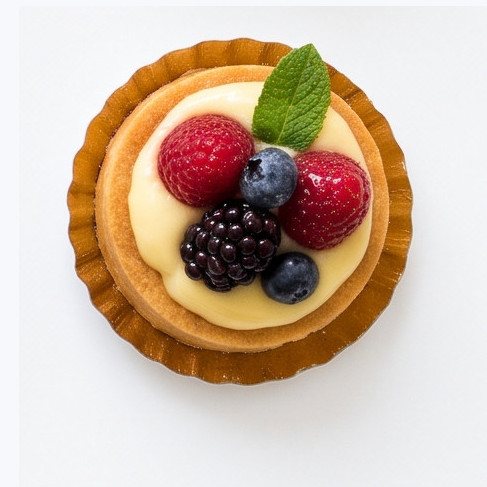 Tartelletta alla crema e frutti di bosco