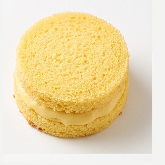 Tortina di pan di Spagna alla crema