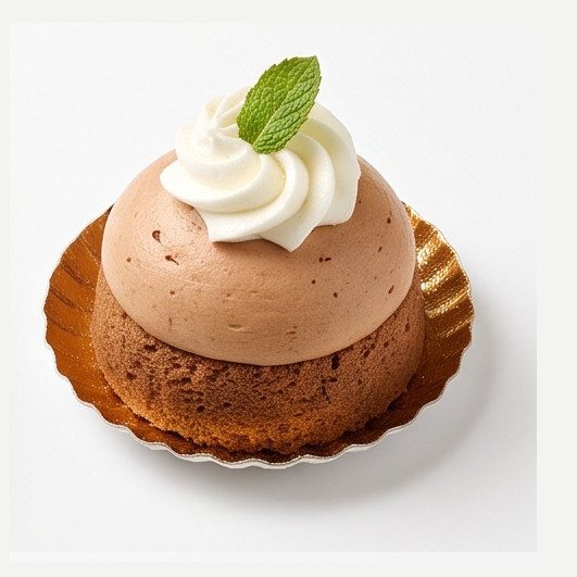 Tortino con mousse al cioccolato